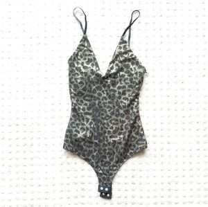 Lovers + Friends Leopard Bodysuit - REVOLVE XXS